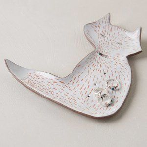 Anthropologie Fox Deep Sleep Trinket Tray Dish